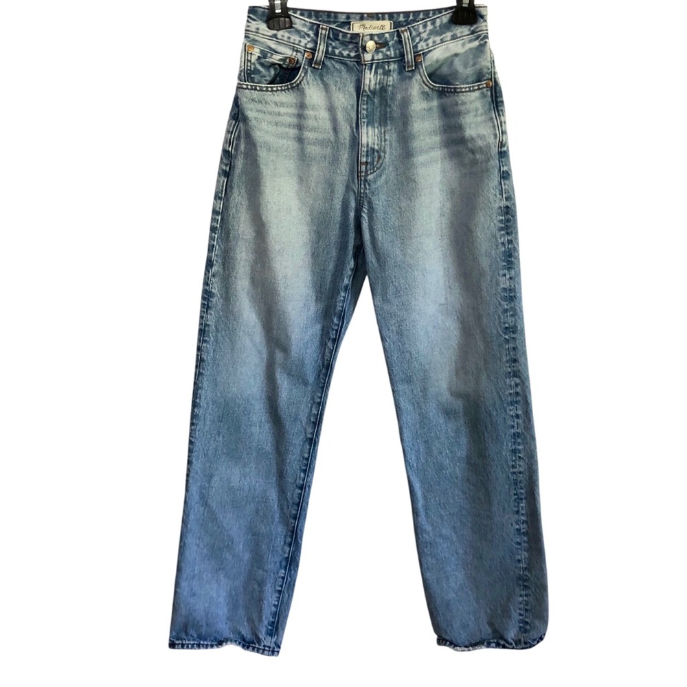 Madewell Curvy 90’s Straight Light Wash High-Rise Jeans Size 26